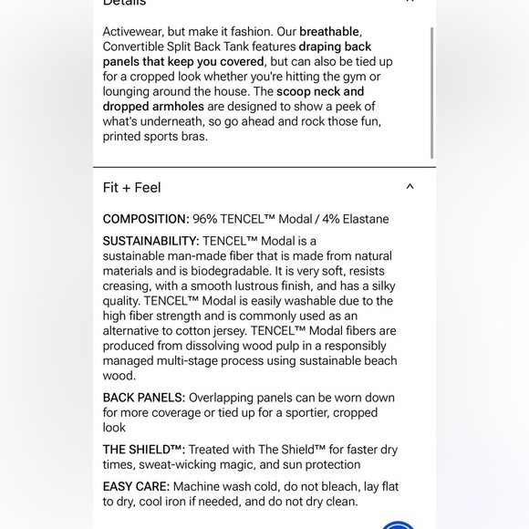 Summersalt NWT Convertible Split Back Tank Black Sz M - Picture 3 of 11